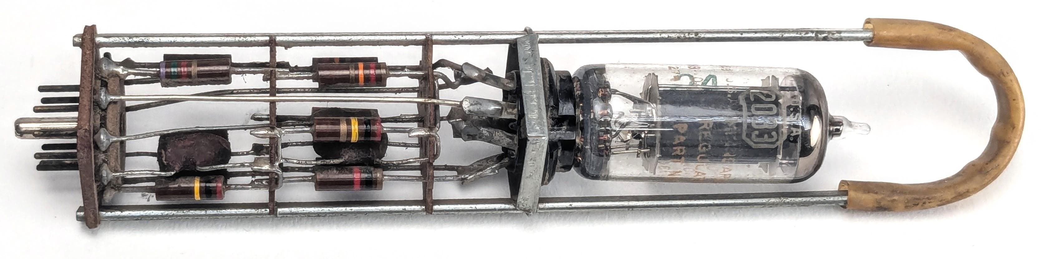 Energizing a Vacuum Tube Flip-Flop Module of the IBM 604