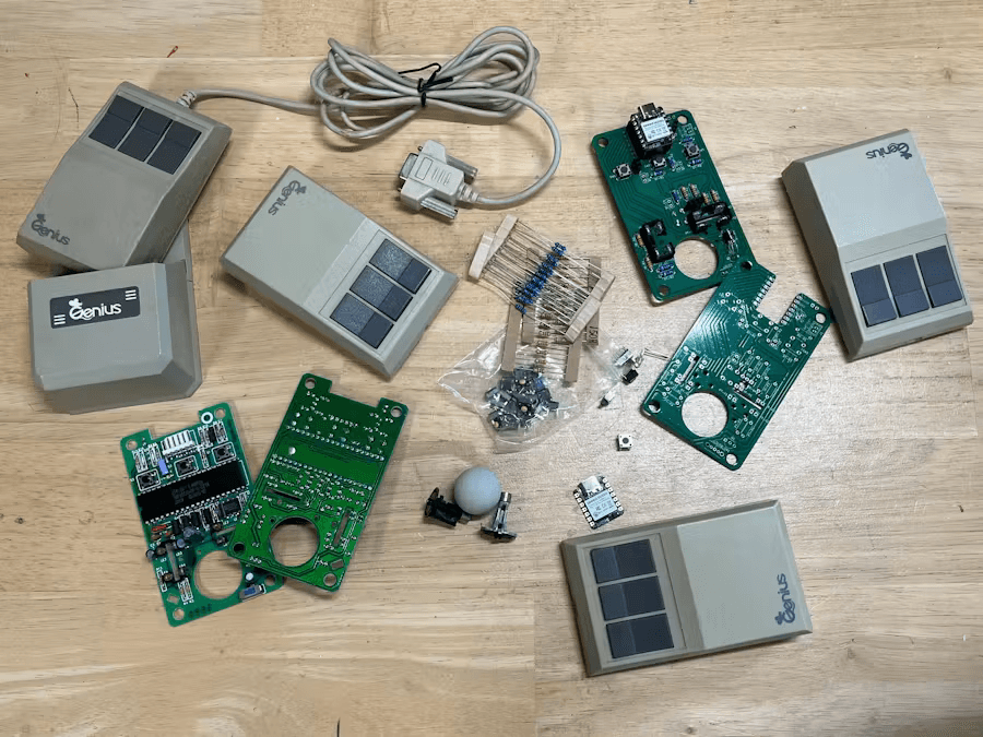 Reviving a Retro Mouse with BlueTooth low Energy support