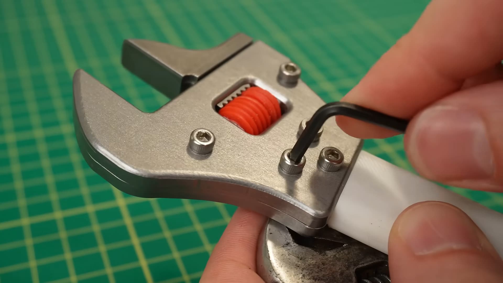 CNC’d, CNC-inspired Adjustable Wrench Won’t Round Your Bolts