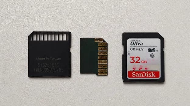 Reviving an SD Card With Shorted Capacitors