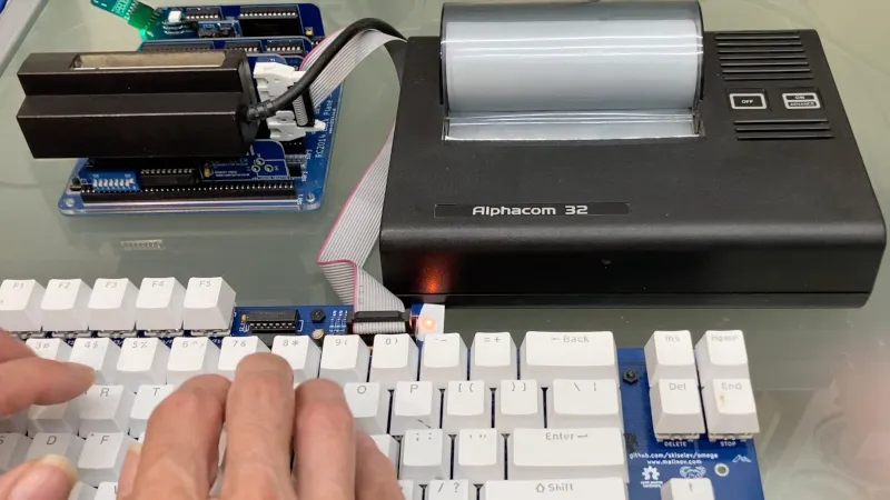 A Computer Terminal the Old Way