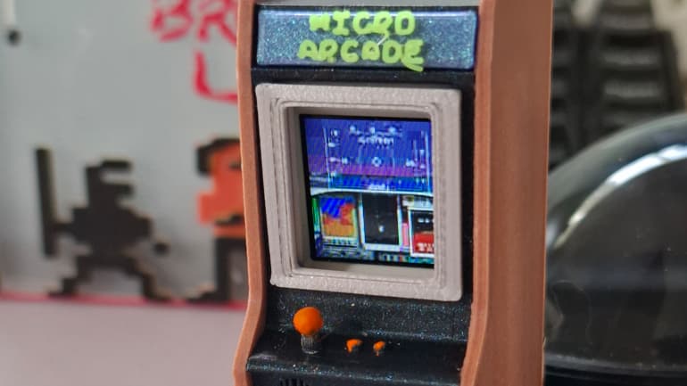 2026 Retrocomputing Challenge: Dollhouse Arcade Cabinet Runs Remote DOS Games