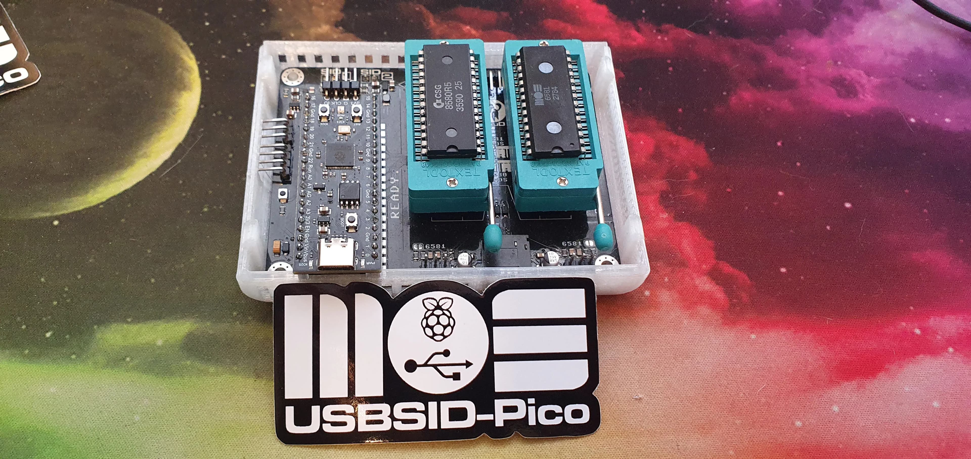 2026 Retrocomputing Challenge: USBSID-Pico has Two SIDs, Many Inputs
