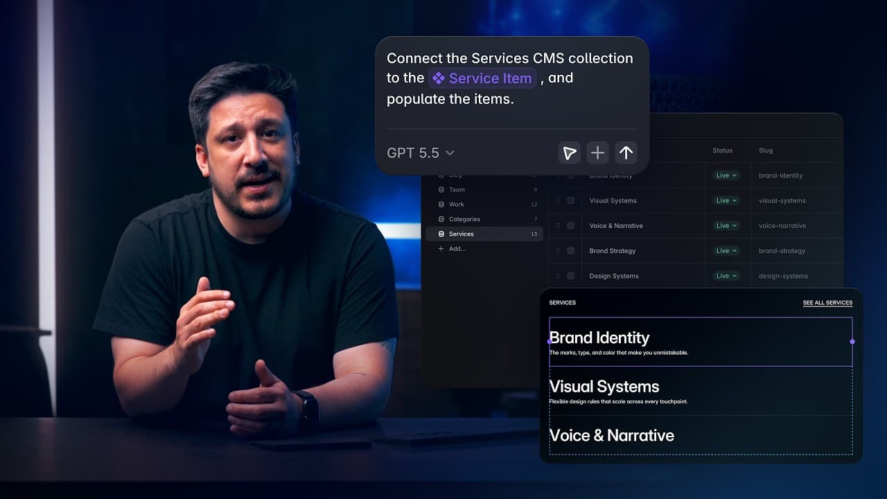 Content, Components, and CMS with Framer Agents