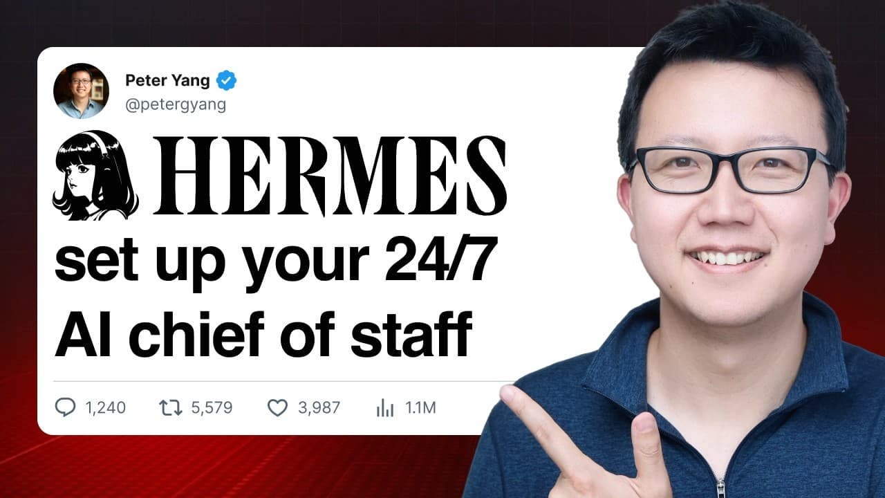 Hermes Full Course: Build Your 24/7 AI Chief of Staff in 45 Minutes