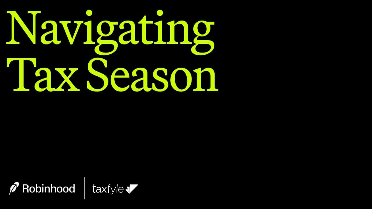 Navigating Tax Season with Robinhood x Taxfyle