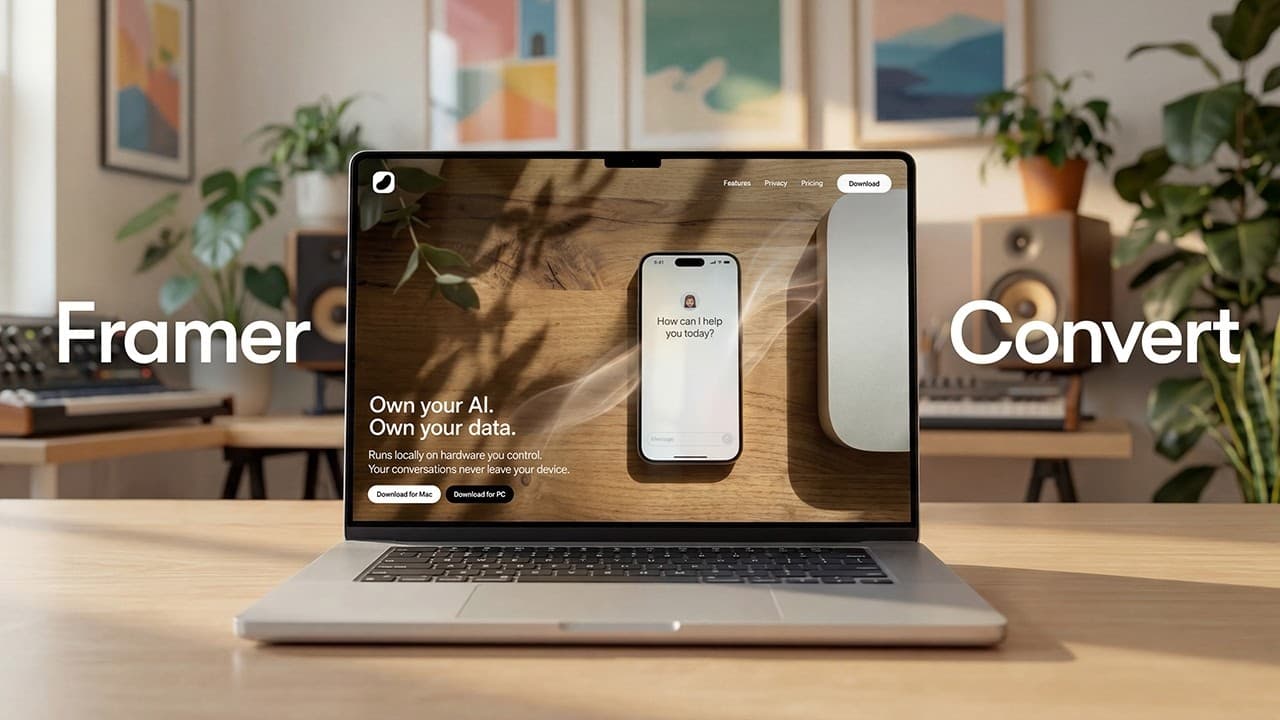 Framer Convert: Understand, Test, and Optimize.