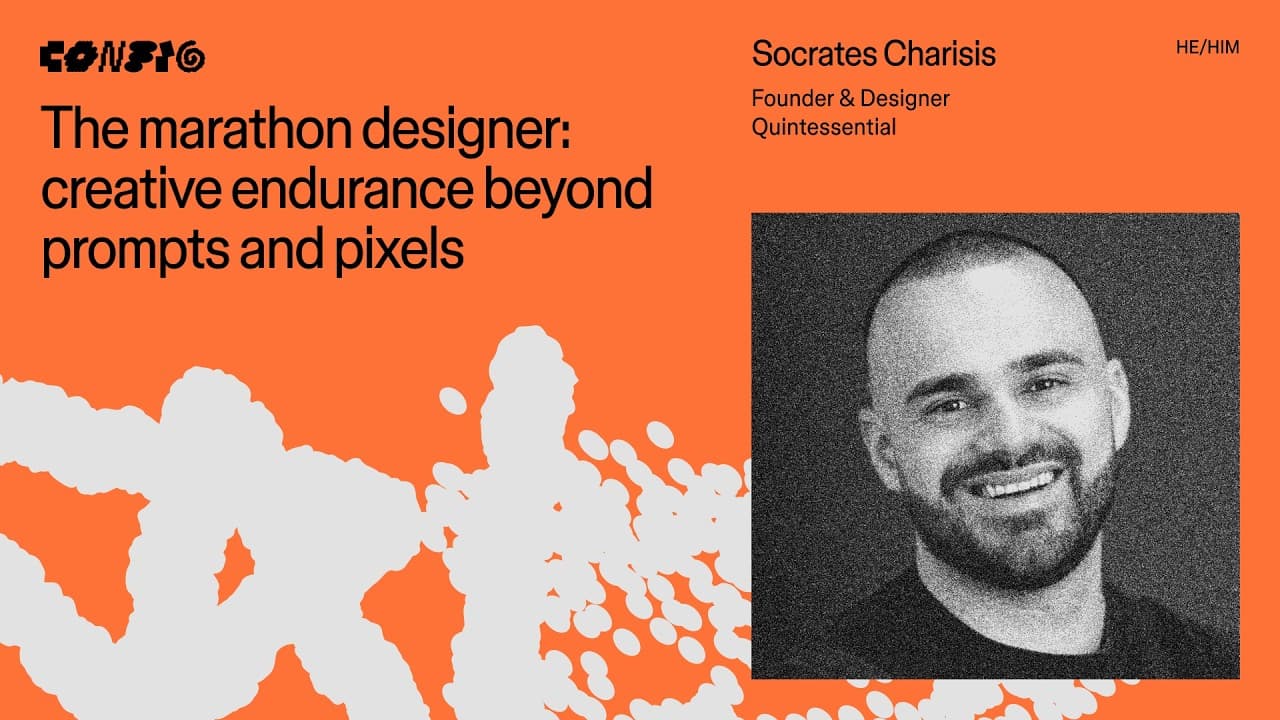 The marathon designer and creative endurance ft. Socrates Charisis (Quintessential) | Config 2026