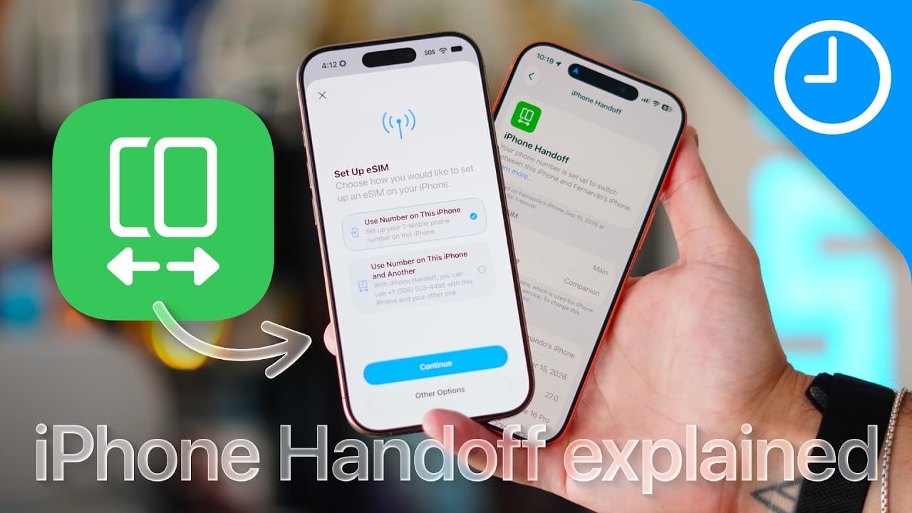New iOS 27 iPhone Handoff Feature Fully Explained - Hands on & Live Demo!