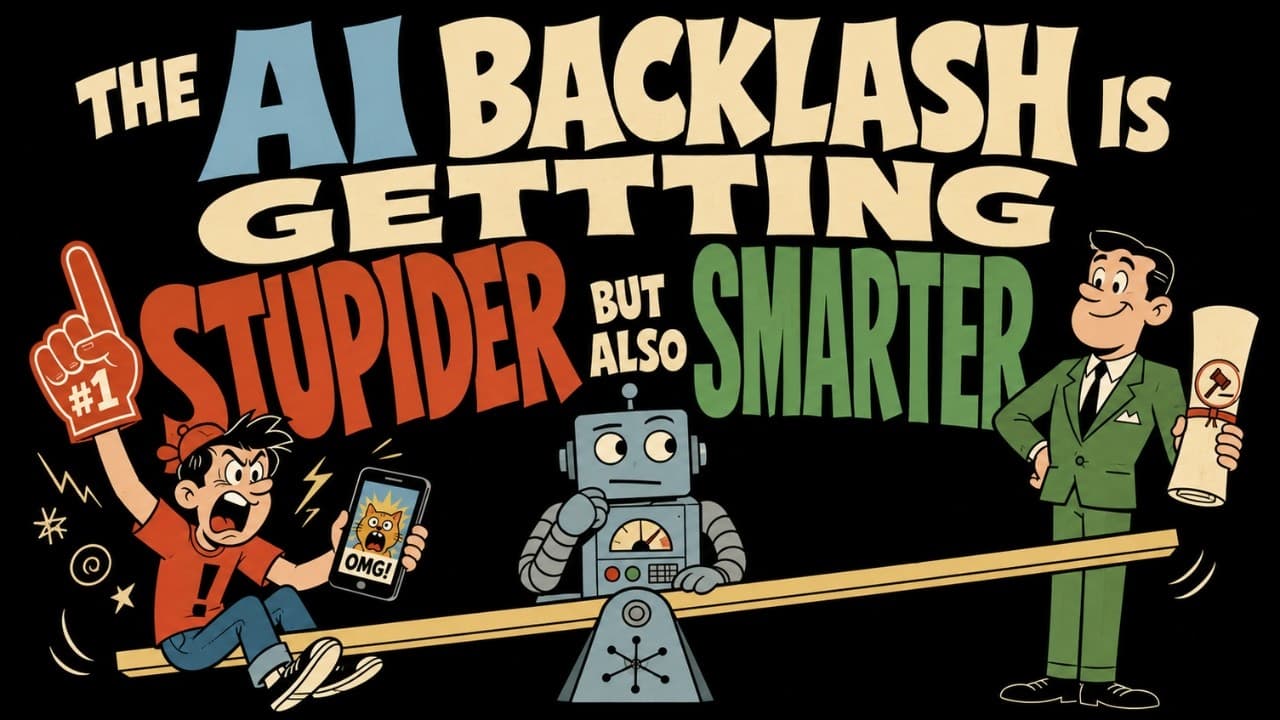 The AI Backlash Is Getting Stupider But Also Smarter