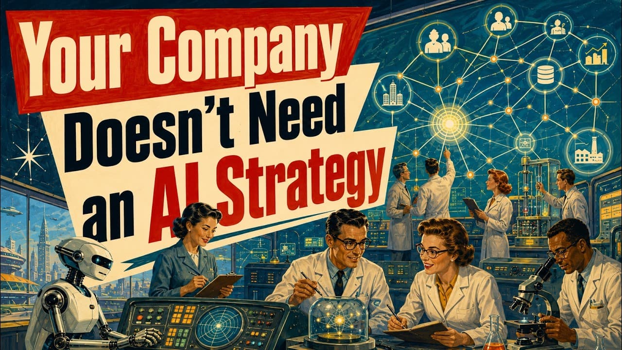 Your Company Doesn't Need an AI Strategy