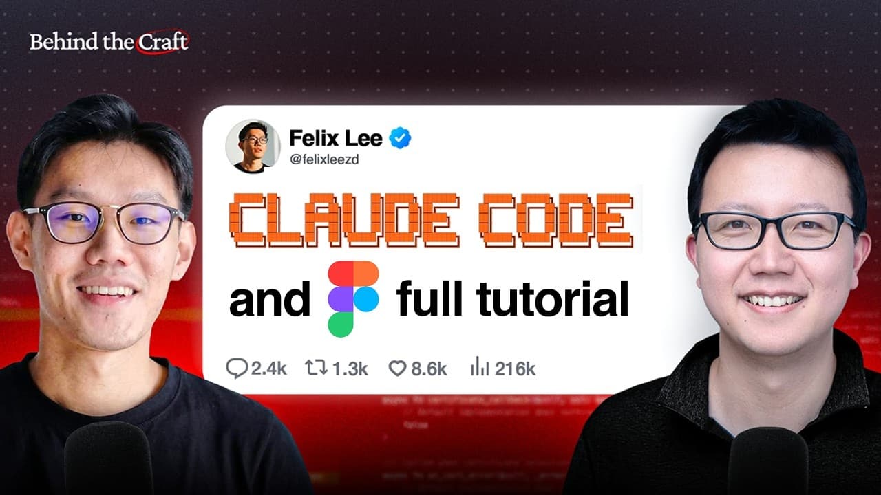 How to Design and Code with Claude Code and Figma MCP in 50 Min | Felix Lee