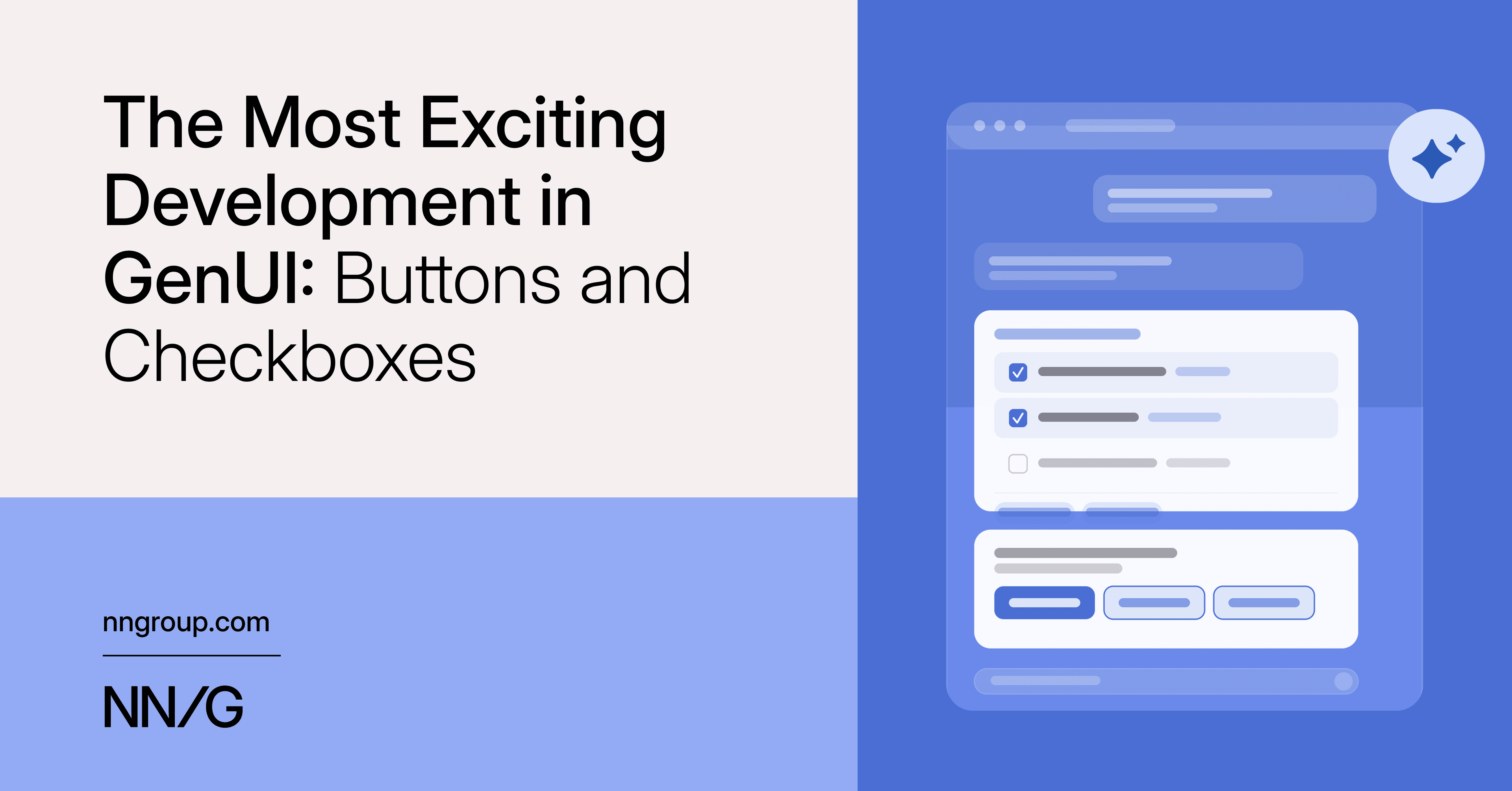 The Most Exciting Development in GenUI: Buttons and Checkboxes