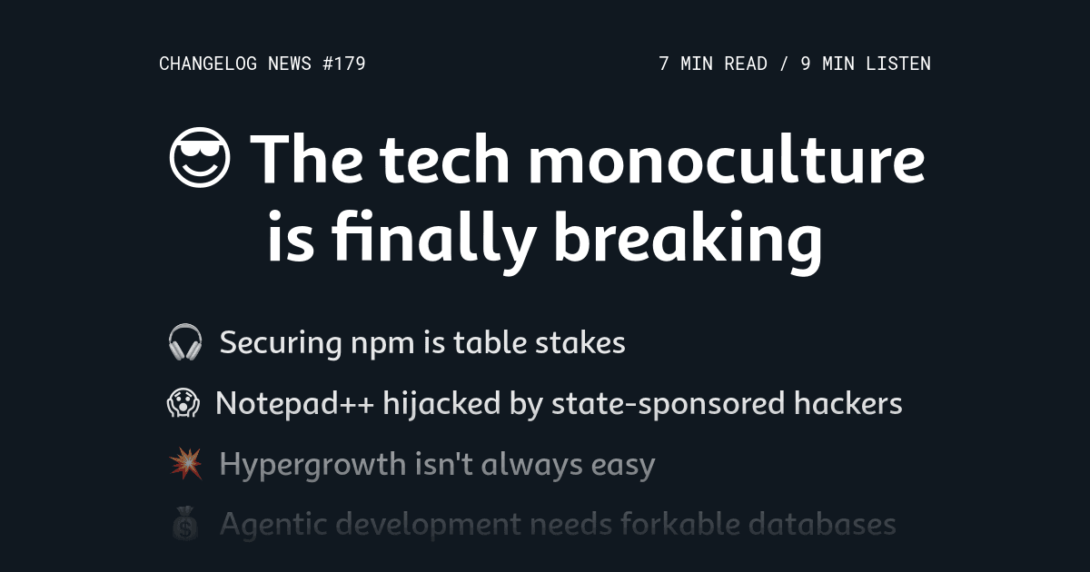 The tech monoculture is finally breaking