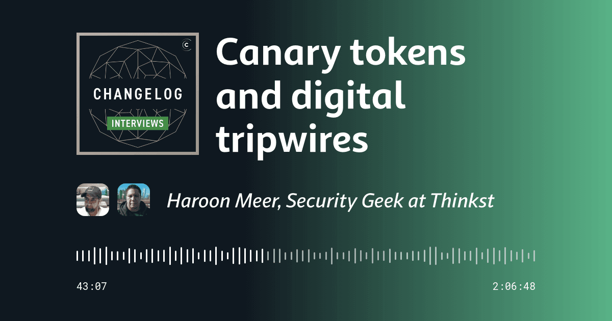 Canary tokens and digital tripwires