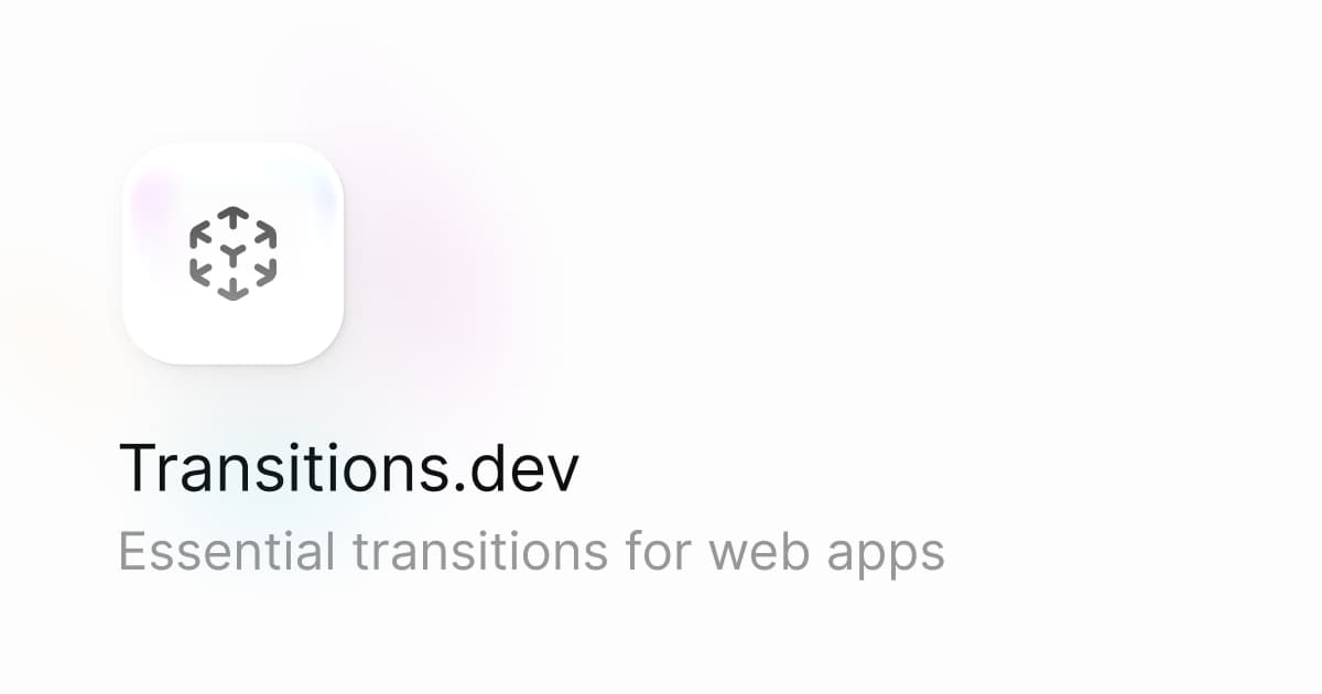Transitions.dev