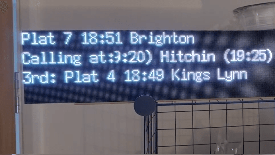 A Train Departure Board For The Home