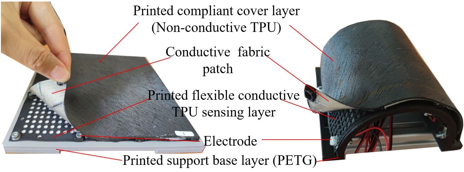 3D-Printed Skin Gives Robots the Sensation of Touch