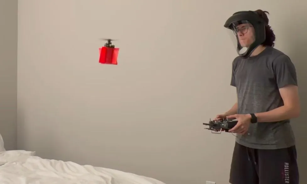 Building a Flying Drone With a Single Propeller