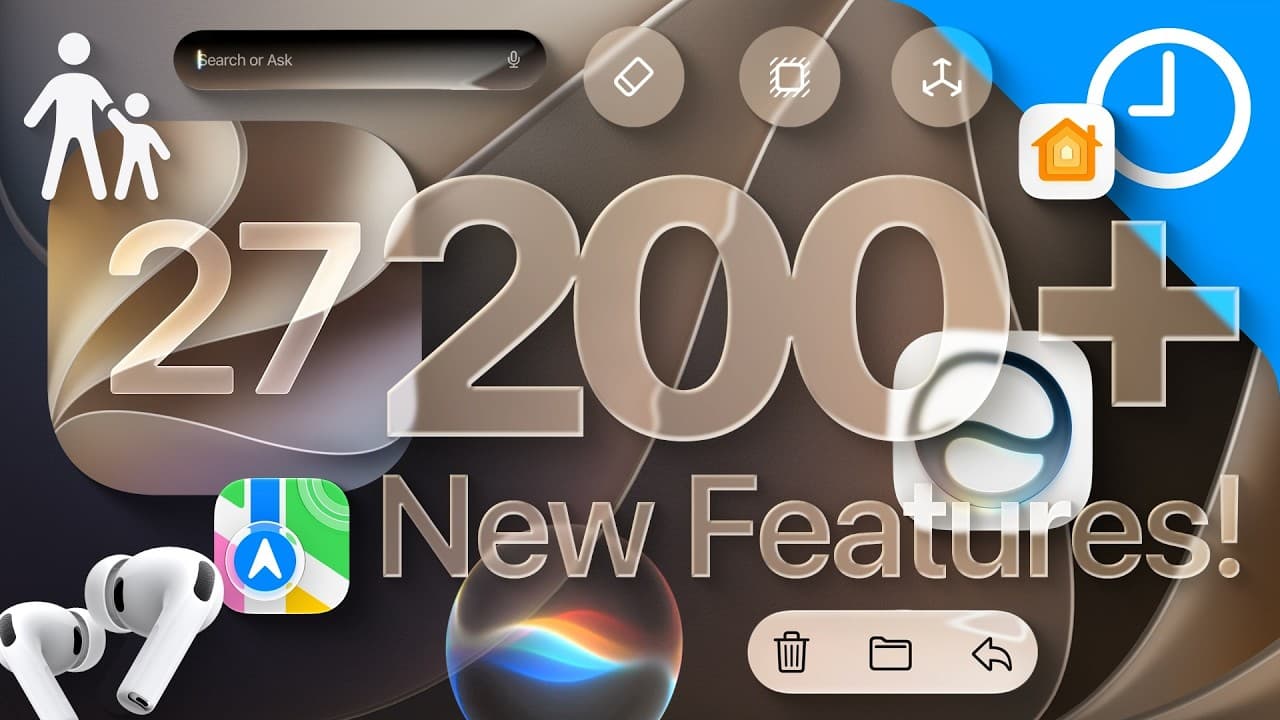 iOS 27 Beta - 200+ Changes/Features!