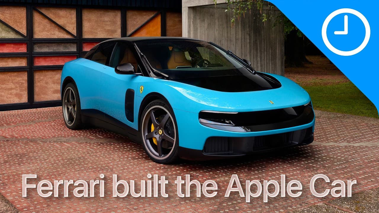 Jony Ive Finally Made the Apple Car… But It’s a Ferrari