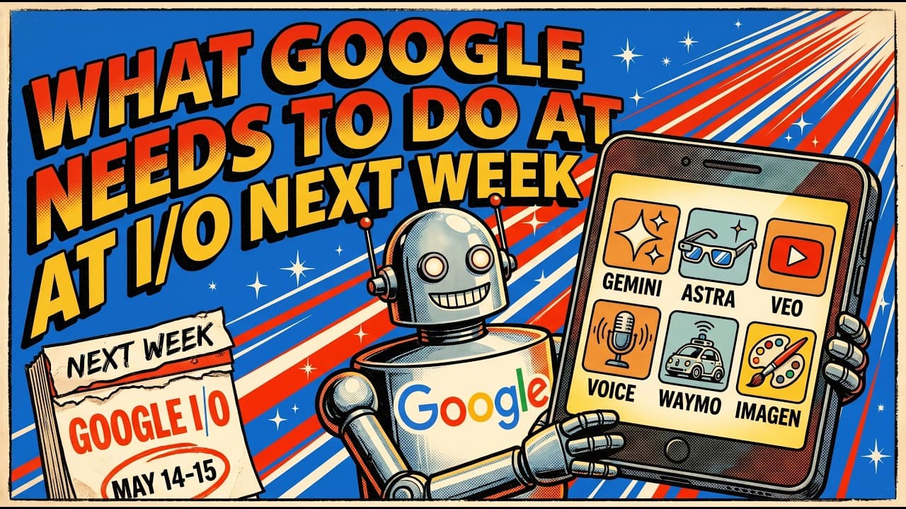 What Google Needs to Do at I/O This Week