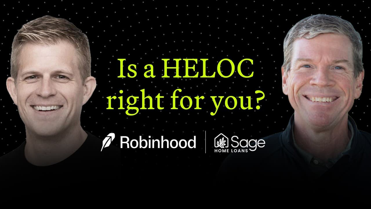 HELOC Explained: Access Home Equity Through Robinhood & Sage