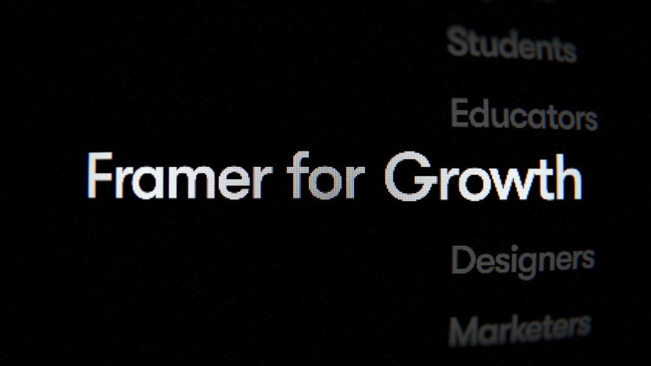 Framer is for Growth Teams