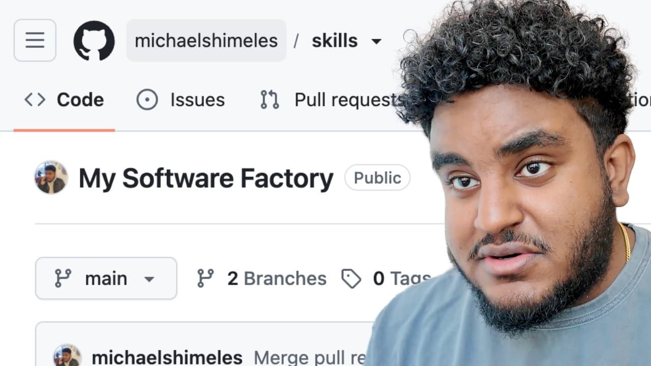 I have a software factory, it’s just all skills (you can copy them)