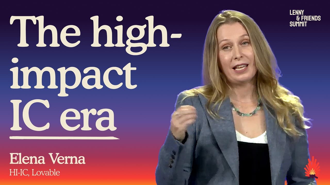 The rise of HI-ICs | Elena Verna (Lovable)