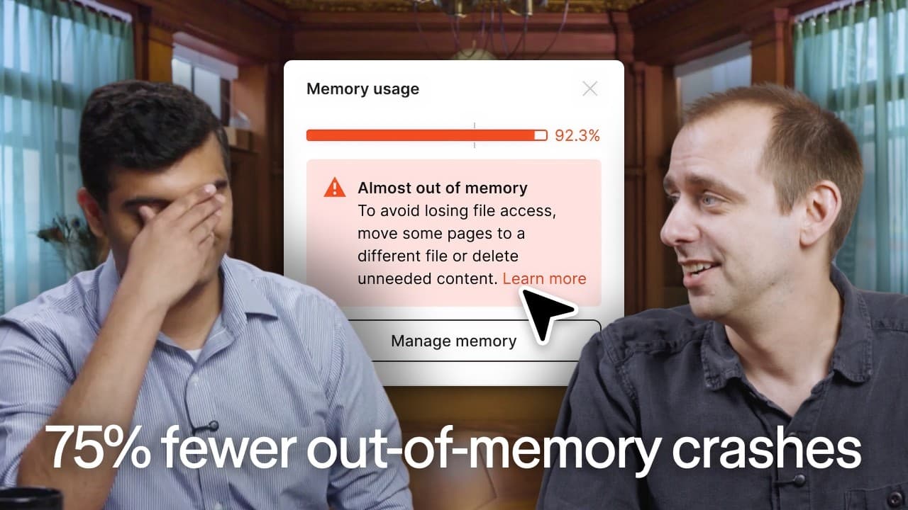 Memory performance improvements | Figma