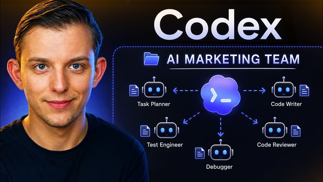 Codex: Build Your Full AI Marketing Team (Agents + Skills)