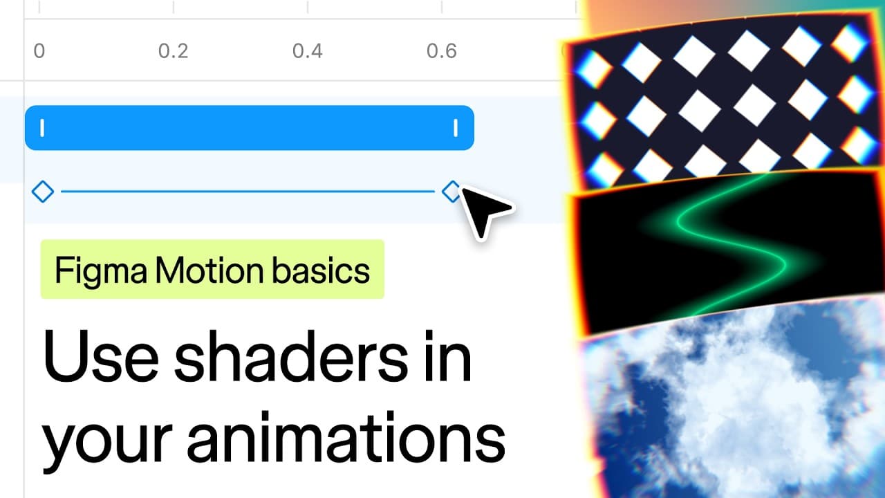 Figma Motion basics: Use shaders in your animations