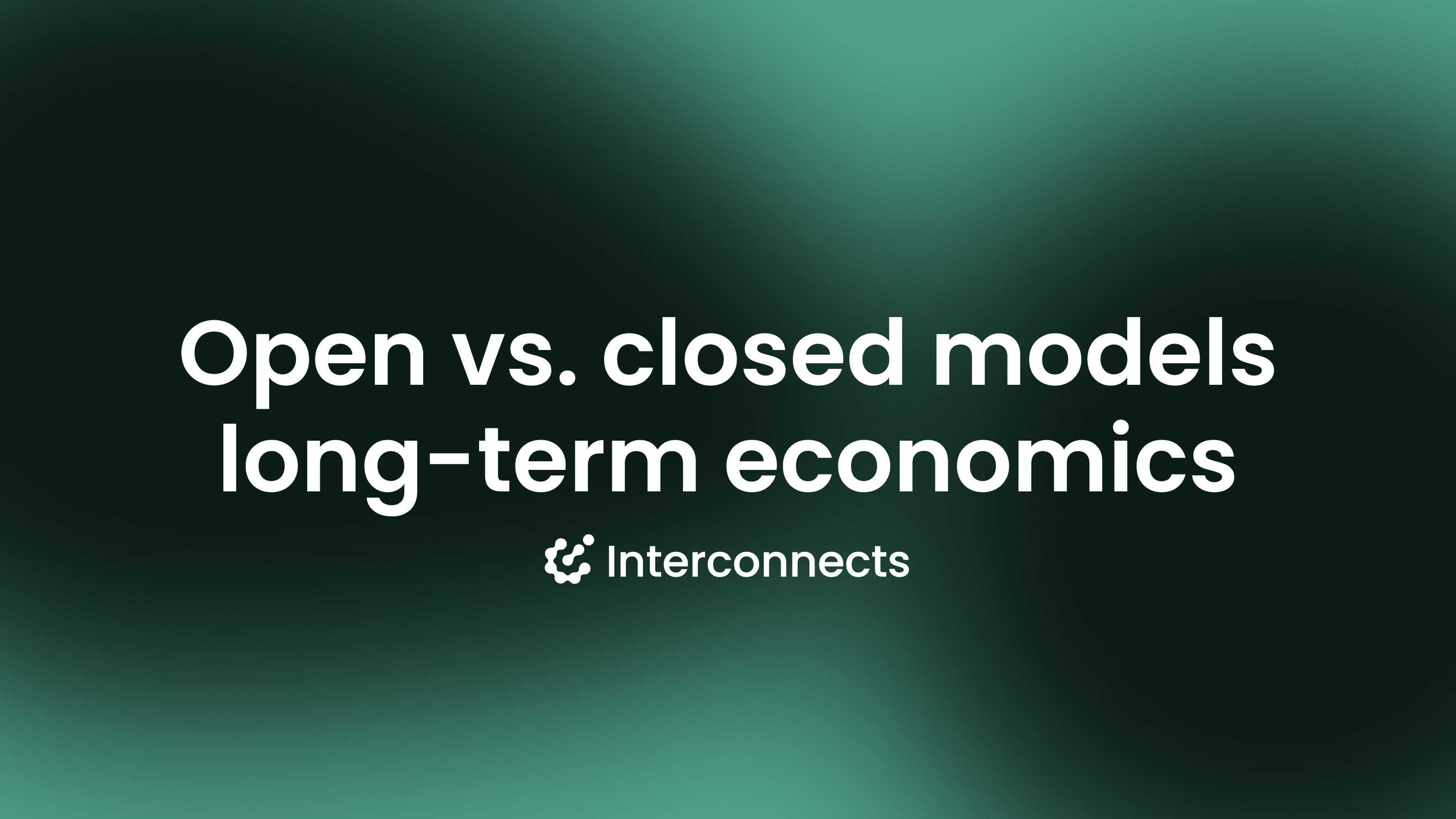 Open and closed models are on different exponentials