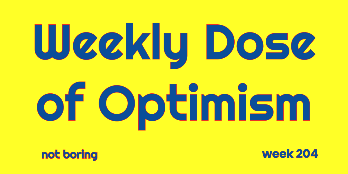 Weekly Dose of Optimism #204
