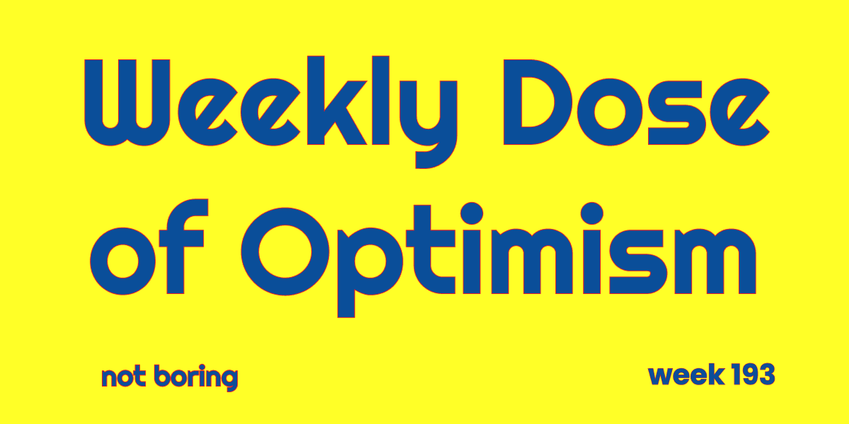 Weekly Dose of Optimism #193