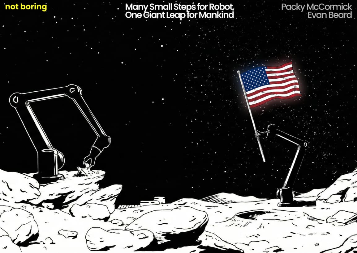 Many Small Steps for Robots, One Giant Leap for Mankind